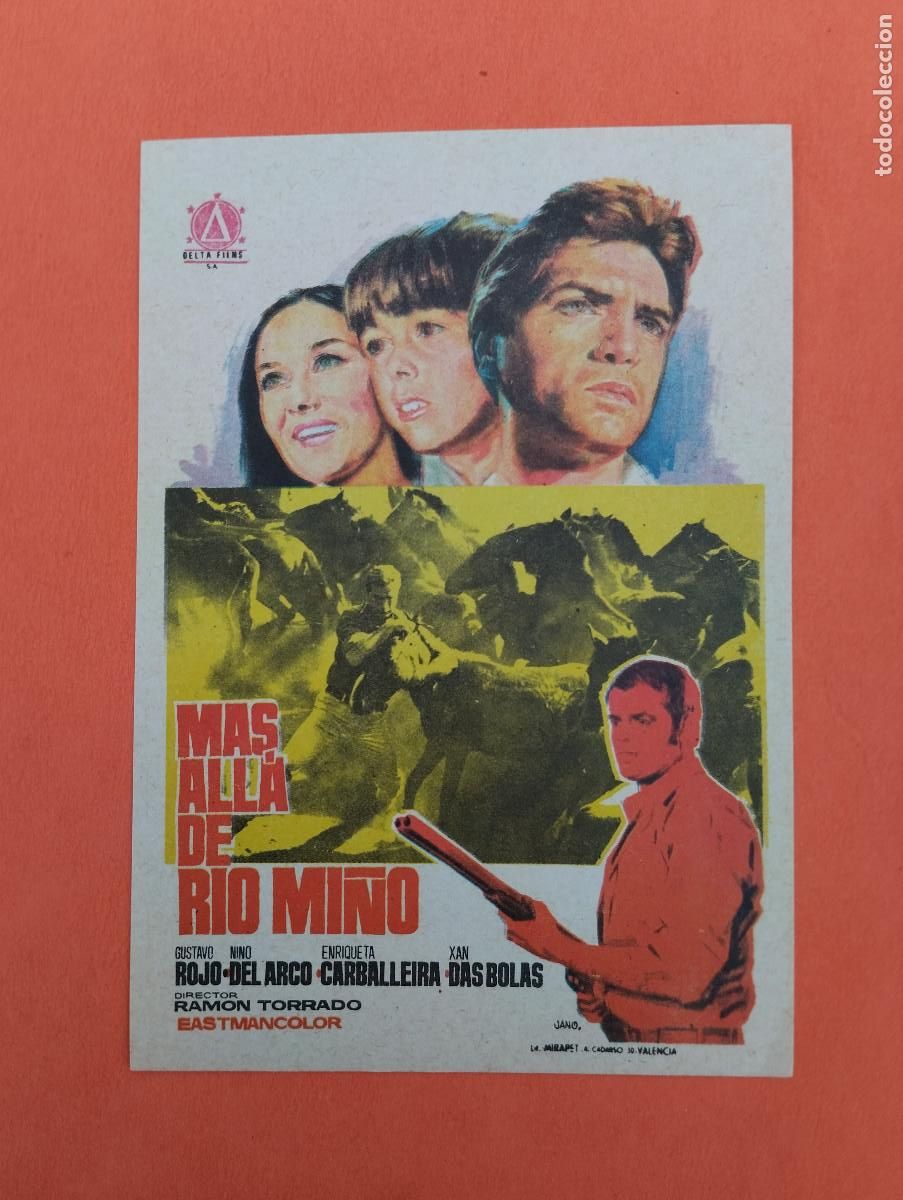 Cine: PROGRAMA CINE. MAS ALLA DEL RIO MI&Ntilde;O. REVERSO EN BLANCO.