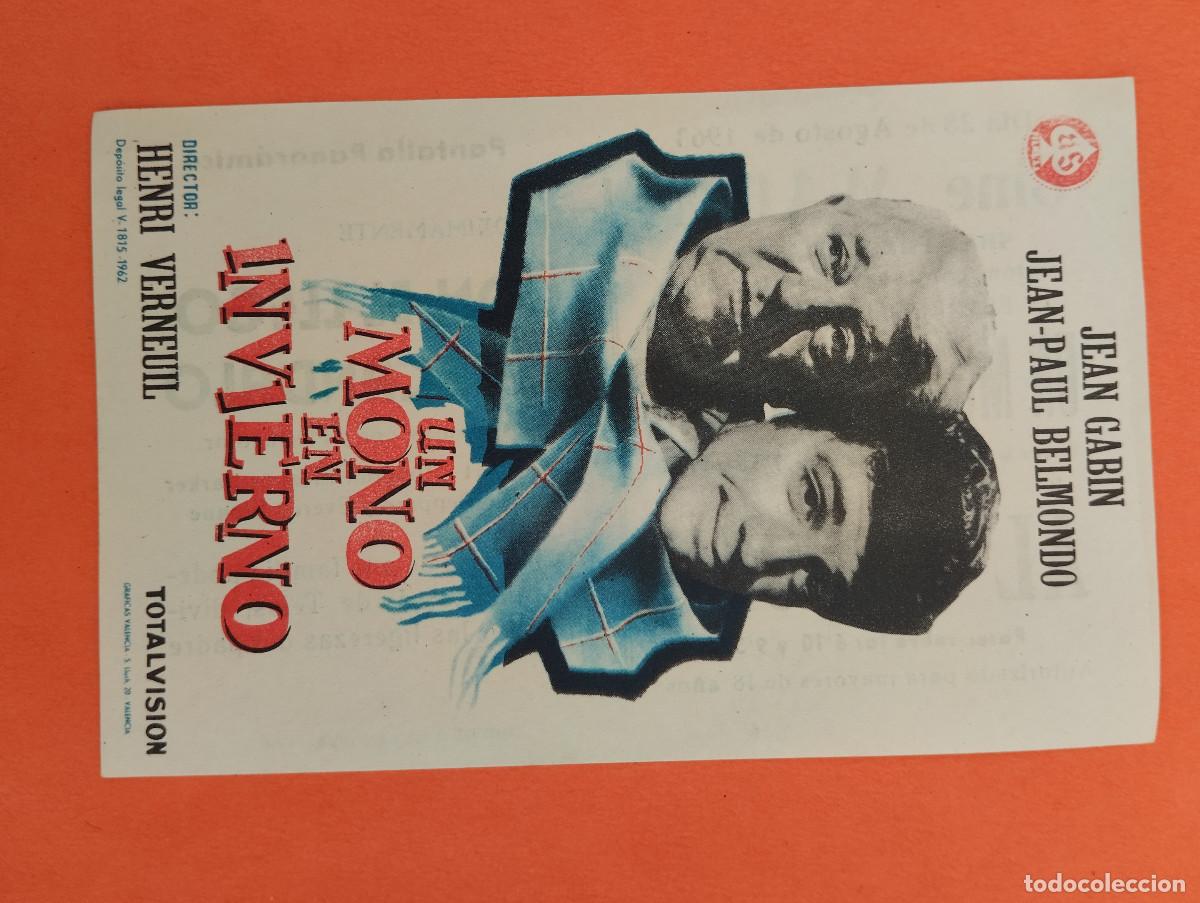 Cine: PROGRAMA CINE. UN MONO EN INVIERNO. CINE MARIN. TERUEL..