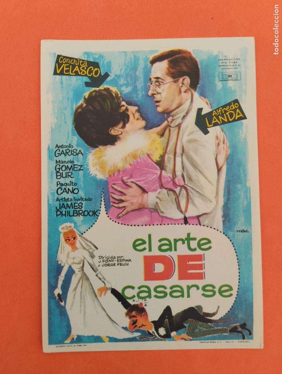 Cine: PROGRAMA CINE. EL ARTE DE CASARSE. REVERSO EN BLANCO.