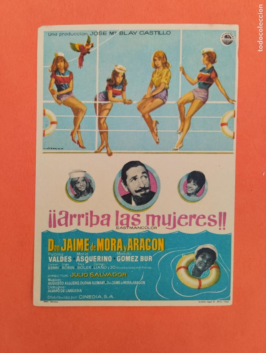 Cine: PROGRAMA CINE. ARRIBA LAS MUJERES. REVERSO EN BLANCO. - Foto 1
