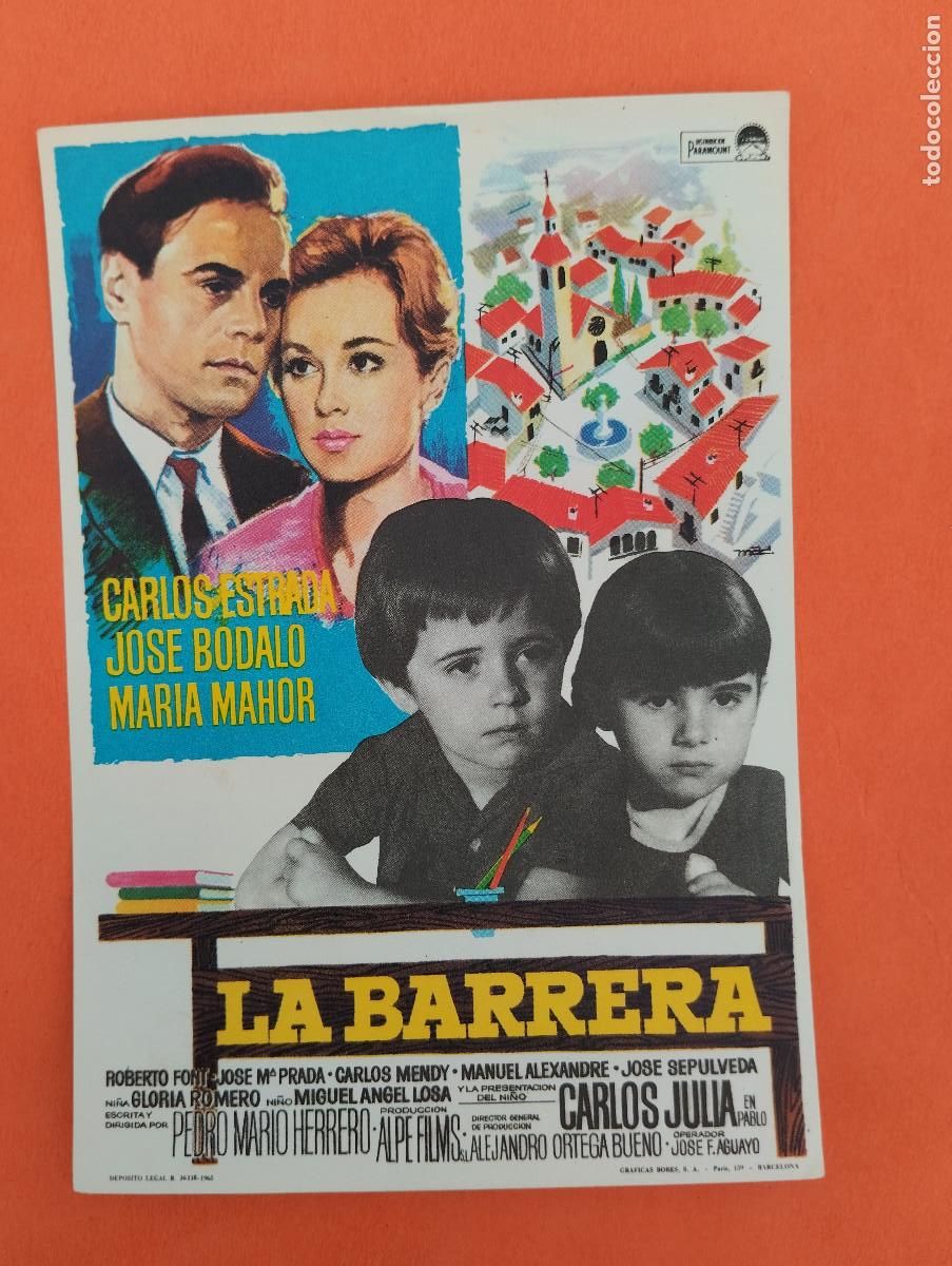 Cine: PROGRAMA CINE. LA BARRERA. REVERSO EN BLANCO.