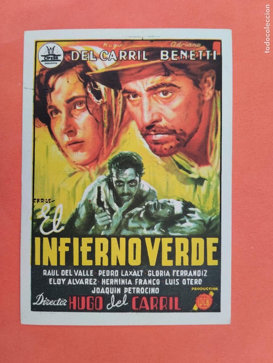 Kino: PROGRAMA CINE. EL INFIERNO VERDE. CINE MARIN. TERUEL..