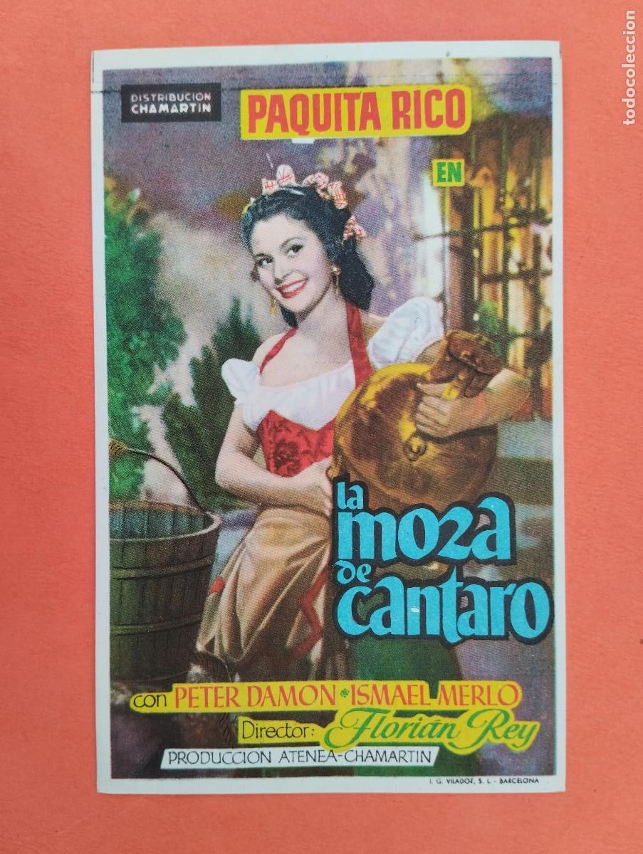 Cine: PROGRAMA CINE. LA MOZA DE CANTARO. CINE MARIN. TERUEL..