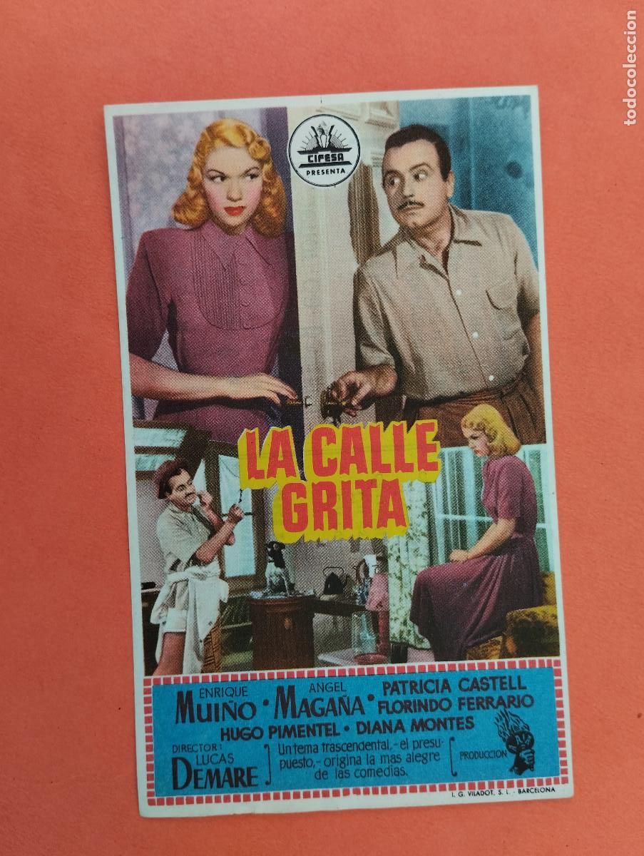 Cine: PROGRAMA CINE. LA CALLE GRITA. CINE MARIN. TERUEL..