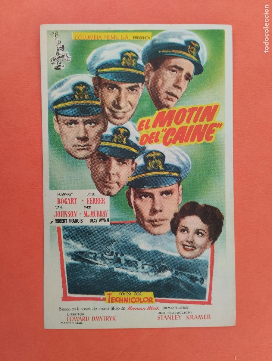 Cine: PROGRAMA CINE. EL MOTIN DEL CAINE. CINE MARIN. TERUEL..