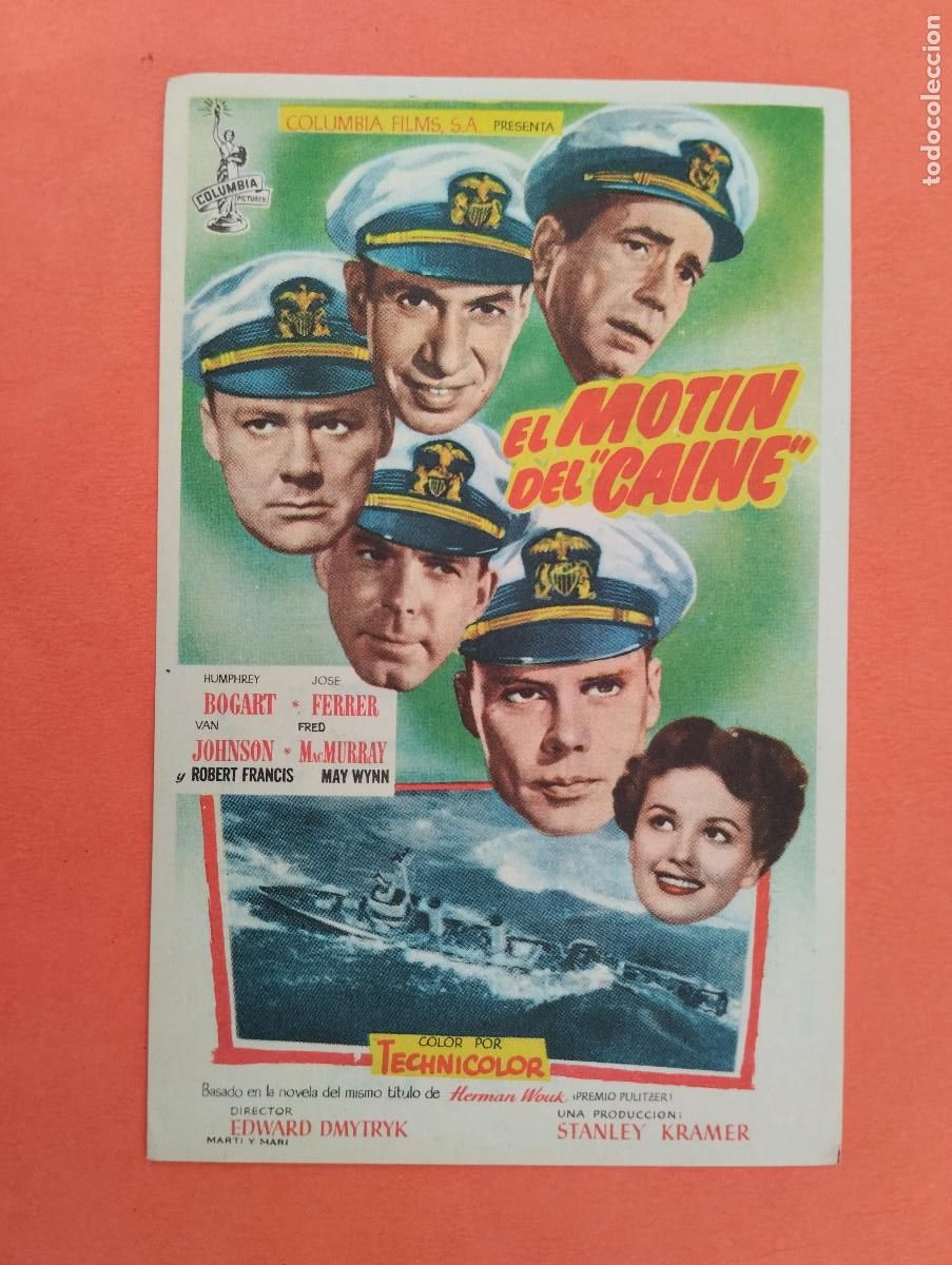 Cine: PROGRAMA CINE. EL MOTIN DEL CAINE. CINE MARIN. TERUEL..