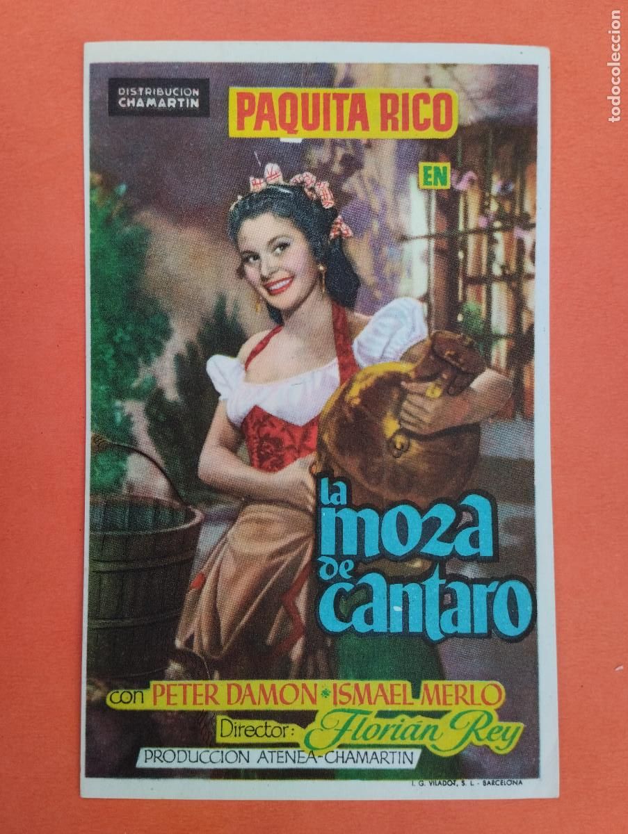 Cine: PROGRAMA CINE. LA MOZA DE CANTARO. CINE MARIN. TERUEL..