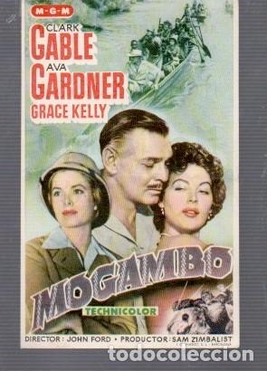 Cine: CINE FOLLETO DE MANO TITULO MOGAMBO ACTORES GLARK GABLE Y AVA GARDNER CINE MONTERROSA DE REUS