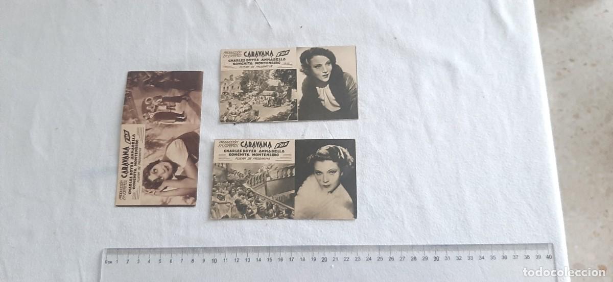 Cine: 3 CARTULINAS ESCENAS,CARAVANA