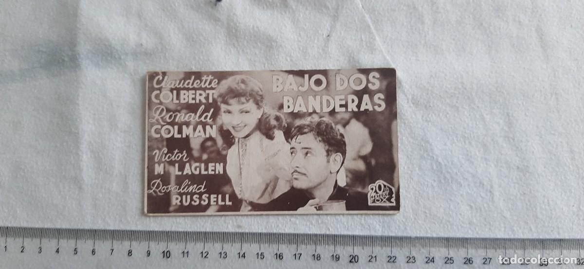 Cine: CARTULINA ESCENA,BAJO DOS BANDERAS