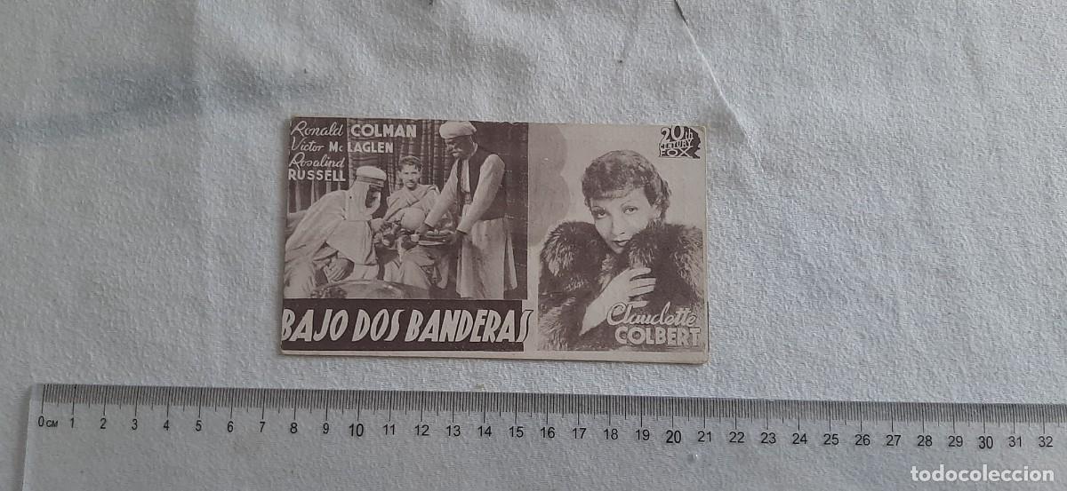 Cine: CARTULINA ESCENA,BAJO DOS BANDERAS