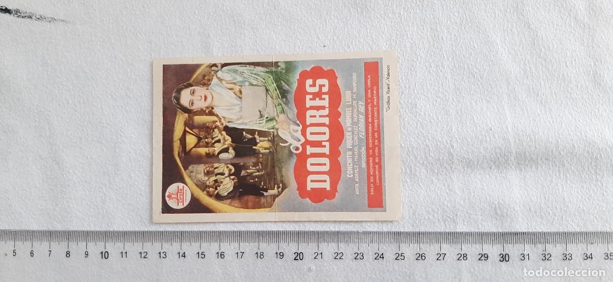 Cine: FOLLETO DE CINE.LA DOLORES