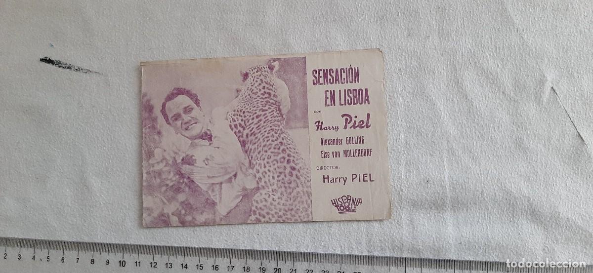 Cine: FOLLETO DE CINE.SENSACION EN LISBOA