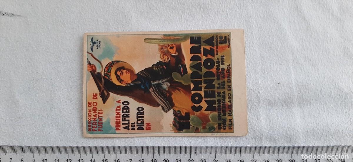 Cine: FOLLETO DE CINE.COMPADRE MENDOZA
