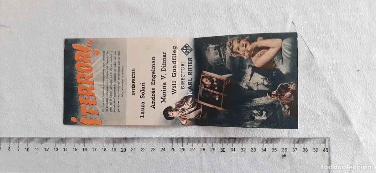 Cine: FOLLETO DE CINE.TERROR - Foto 2