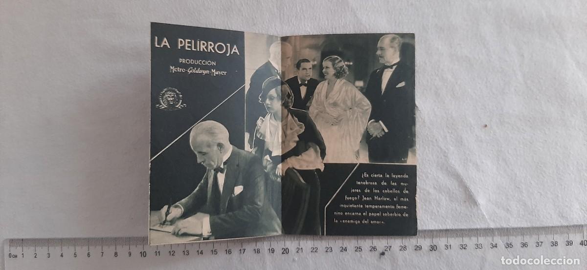 Cine: FOLLETO DE CINE.LA PELIRROJA - Foto 2