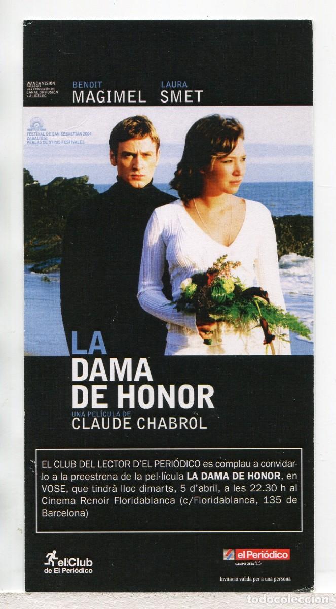 Cine: LA DAMA DE HONOR, de Claude Chabrol. INVITACI&Oacute;N DE PREESTRENO.
