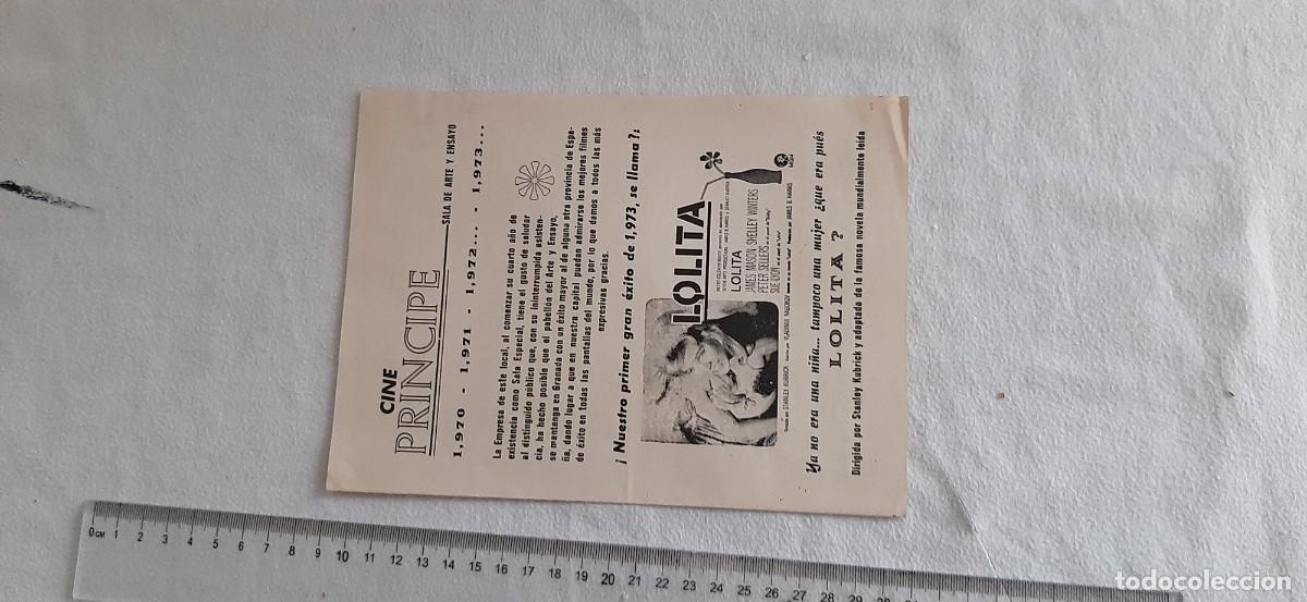 Cine: FOLLETO CINE.LOLITA.CINE PRINCIPE