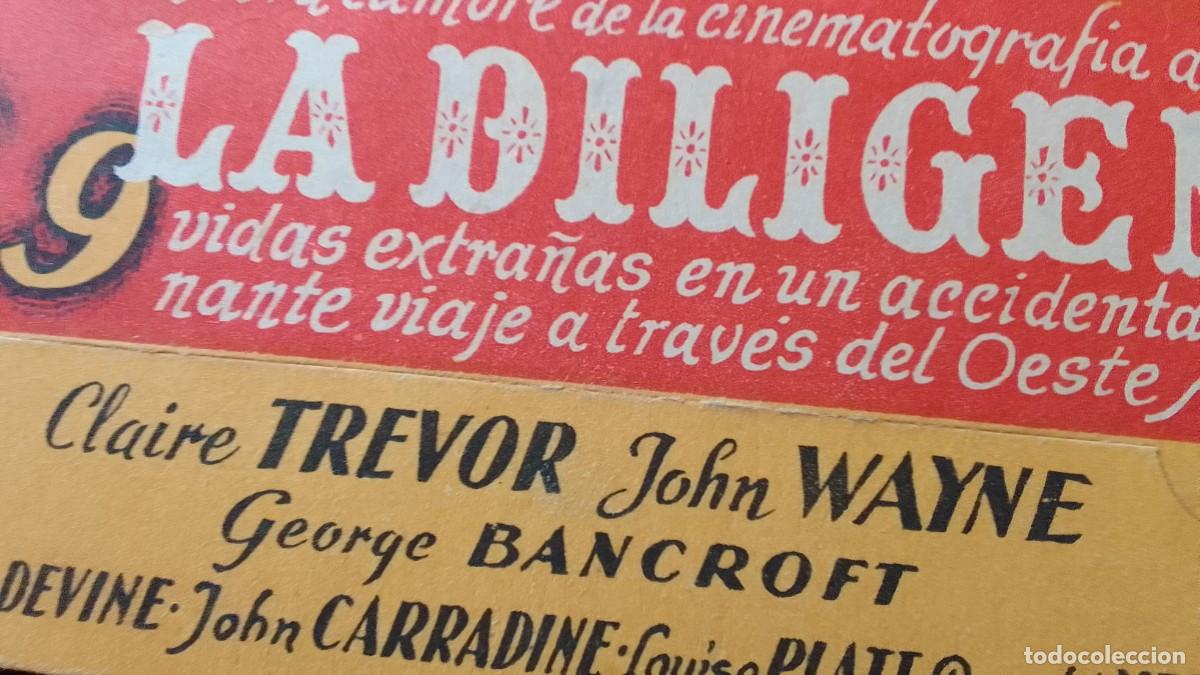 Cine: PROGRAMA DE CINE. LA DILIGENCIA. JOHN WAYNE. JOHN FORD. DE MANO. - Foto 3