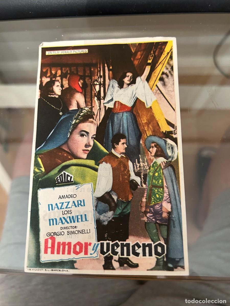 Cine: &ordm;94 amor y veneno teatro maria guerrero madrid con publicidad buen estado