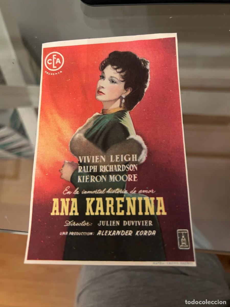 Cine: &ordm;96 ana karenina con sello de zamora buen estado como se ve