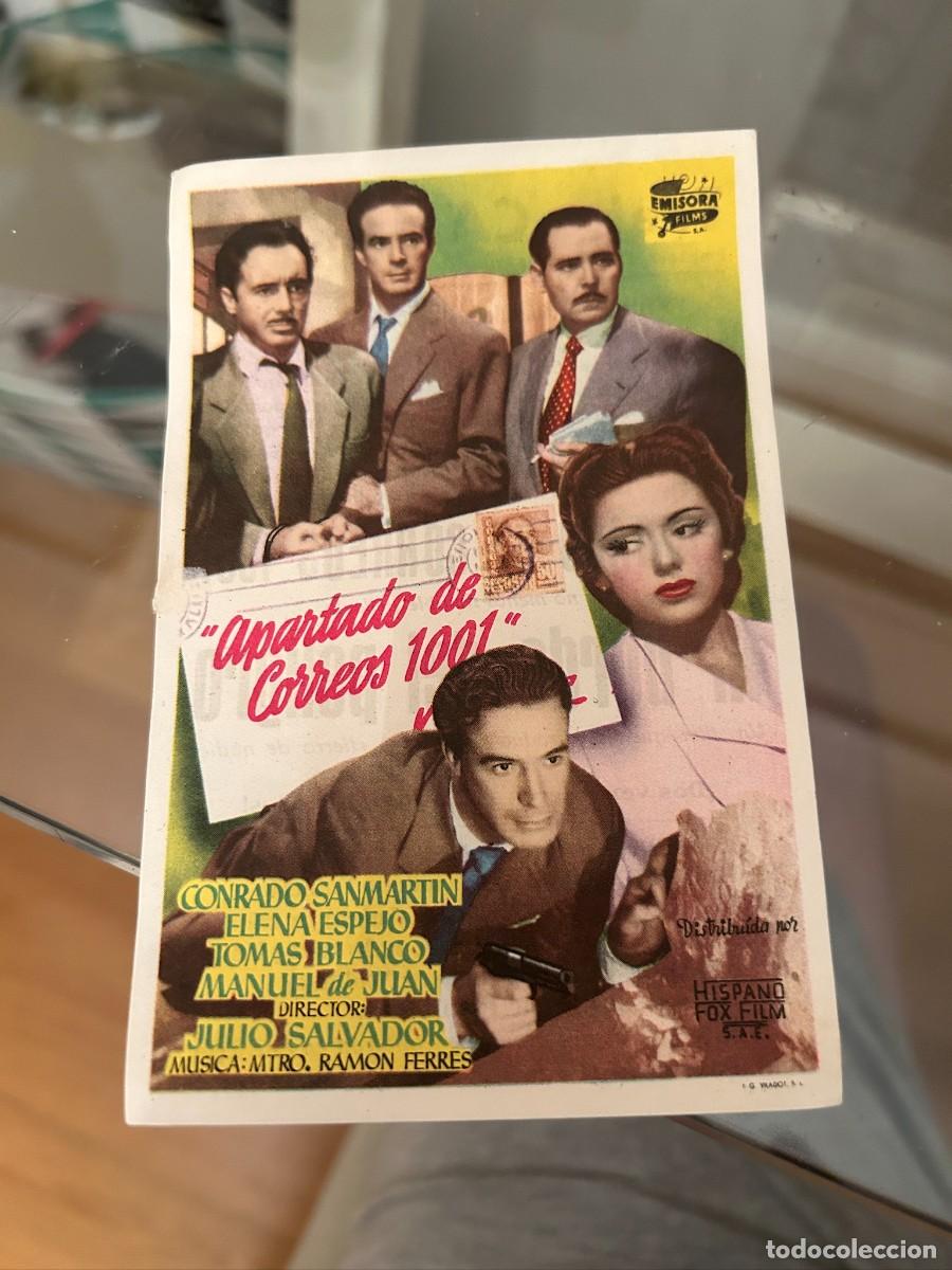 Cine: &ordm;114 apartado de correos 1001 teatro camaron segorbe con publicidad buen estado