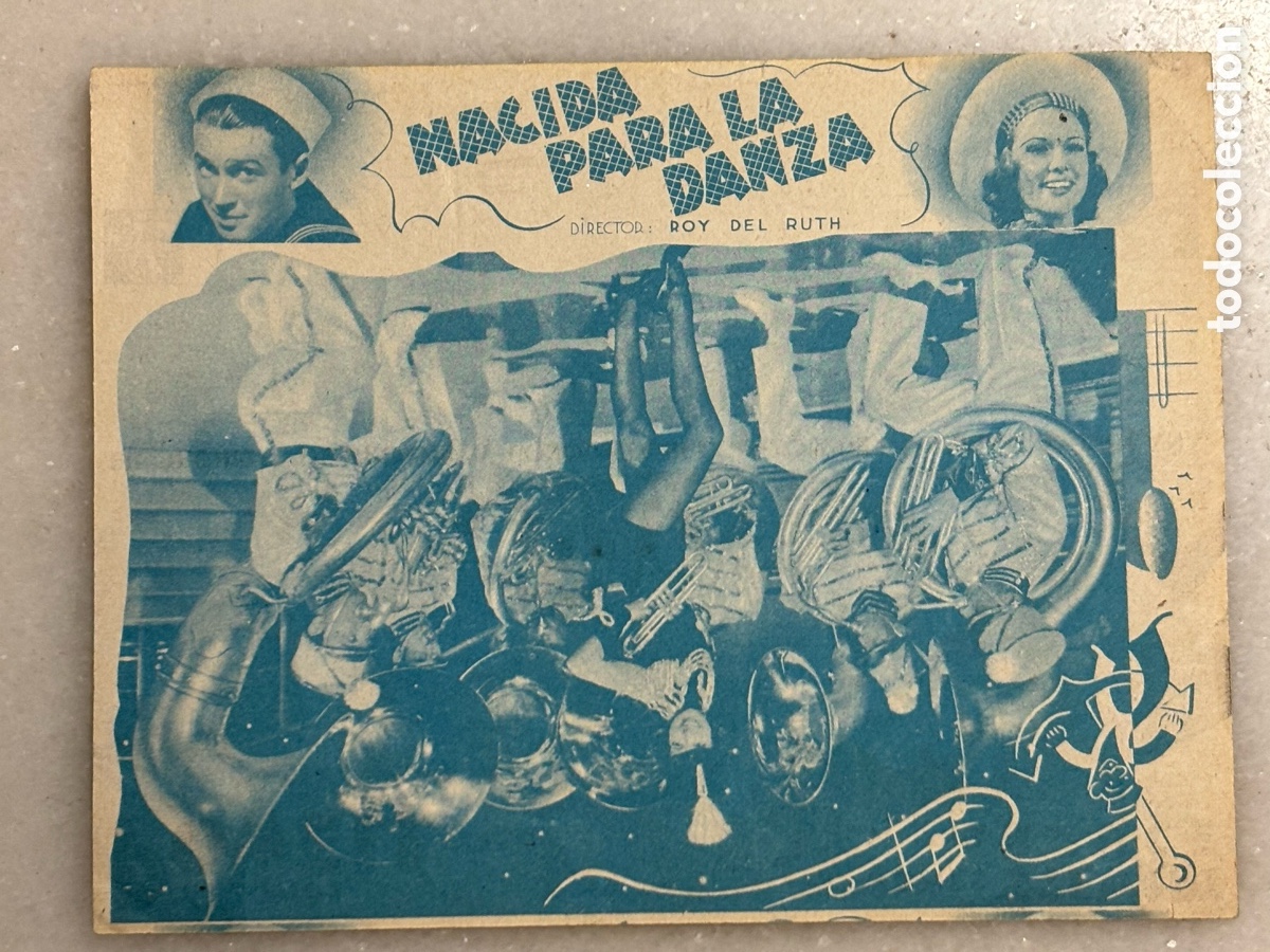 Cine: Programa folleto doble de cine, nacida para la danza - Foto 2