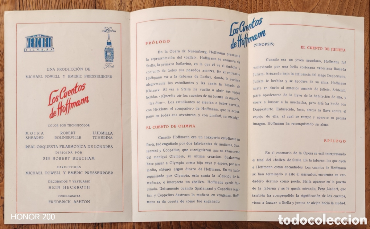 Cine: Prospecto - Los Cuentos de Hoffmann - Foto 2