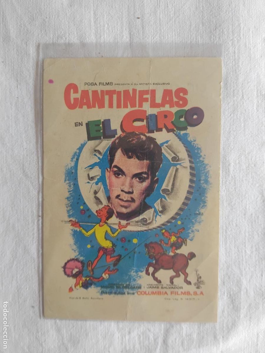 Cine: PROGRAMA DE CINE CANTINFLAS EN EL CIRCO. CINE DOMENECH RUBI. - Foto 1