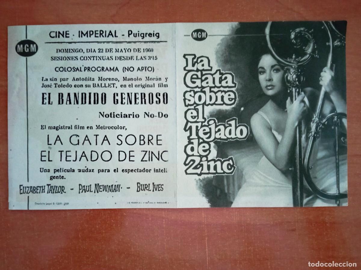 Cine: LA GATA SOBRE EL TEJADO DE ZINC, ELIZABETH TAYLOR, PAUL NEWMAN