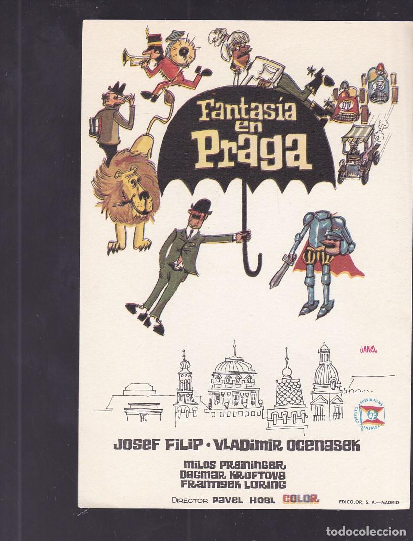 Cine: F16-8-Folleto de Mano. FANTASIA EN PRAGA. Josef Filip