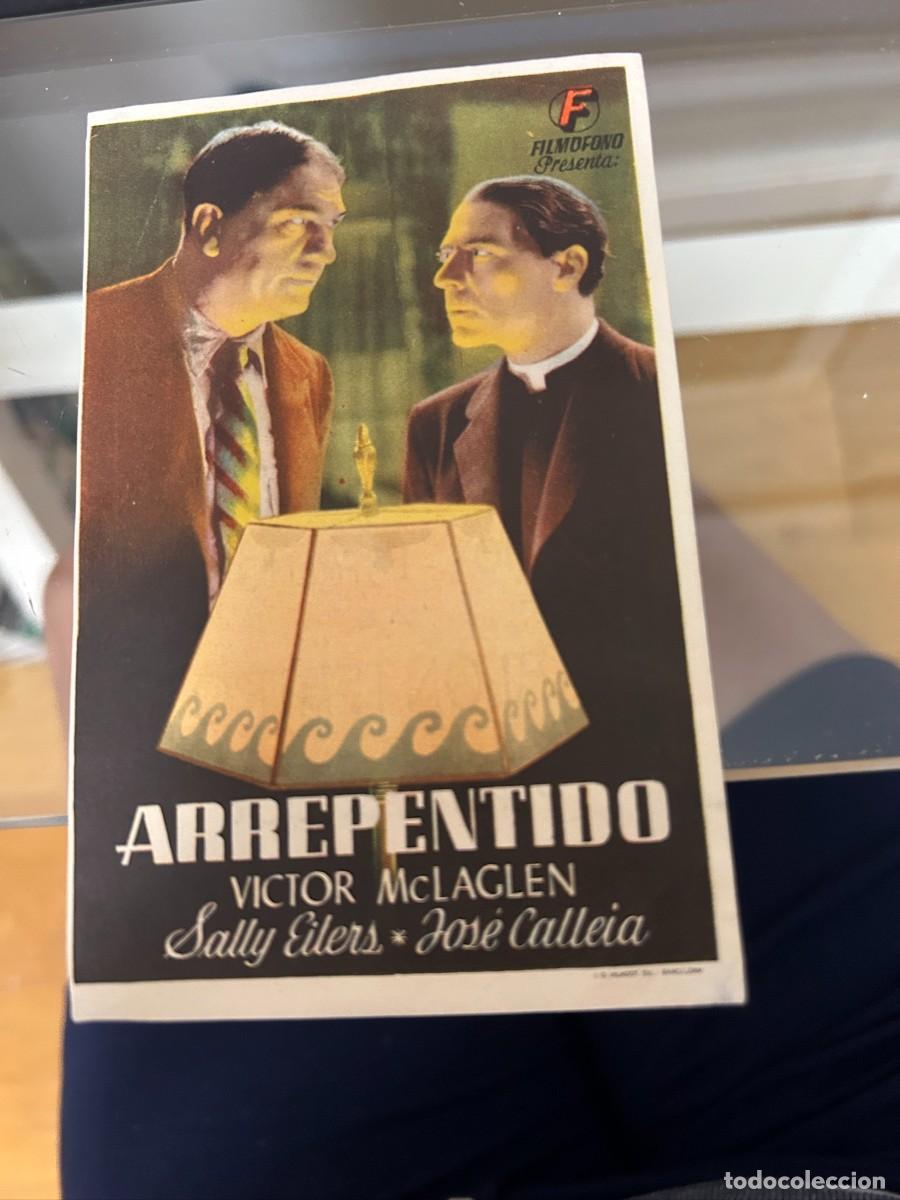 Cine: &ordm;135 arrepentido salon teatro santiago de compostela con publixidad buen estado