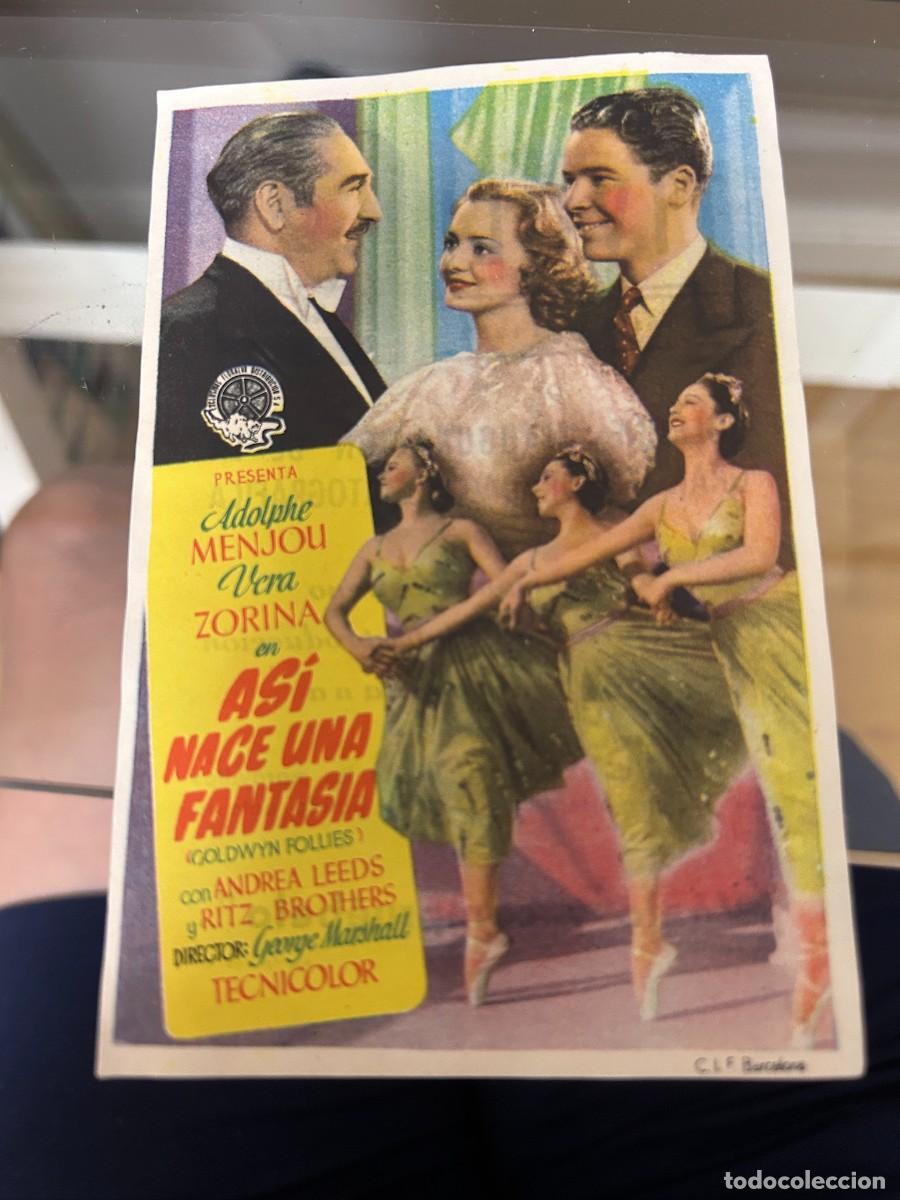 Cine: &ordm;140 asi nace una fantasia cine tivoli barcelona con publicidad buen estado