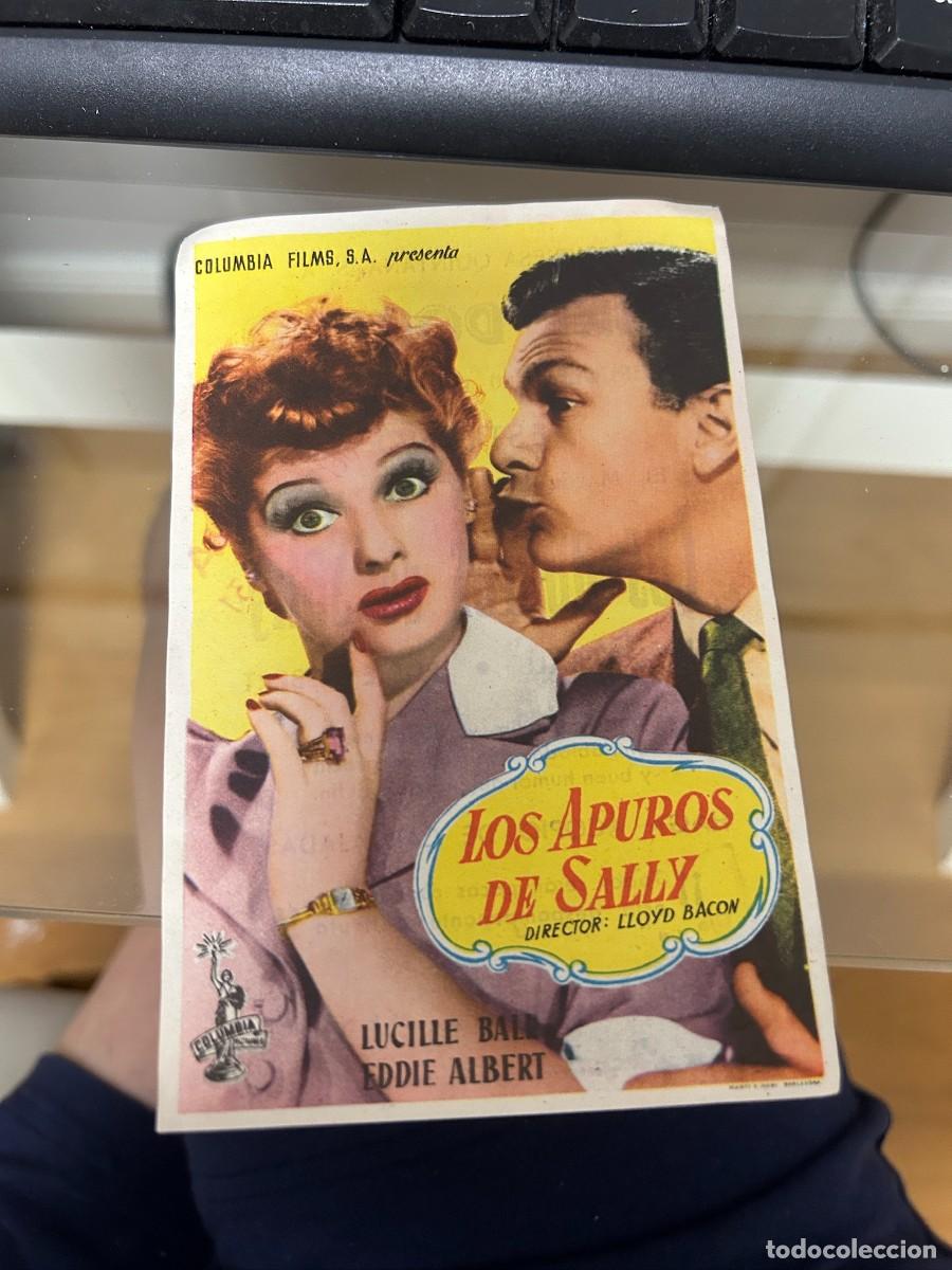  Flyers Publicitaires de films Anciens: &ordm;118 los apuros de sally cine dorado zaragoza con publicidad buen estado