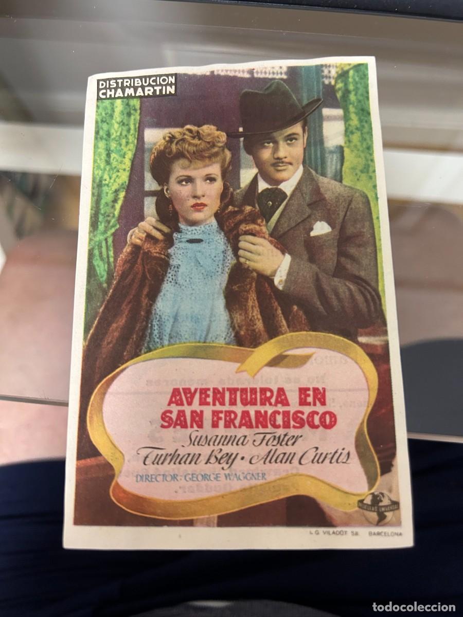 Cine: &ordm;150 aventura en san francisco cine mari leon con publicidad buen estado