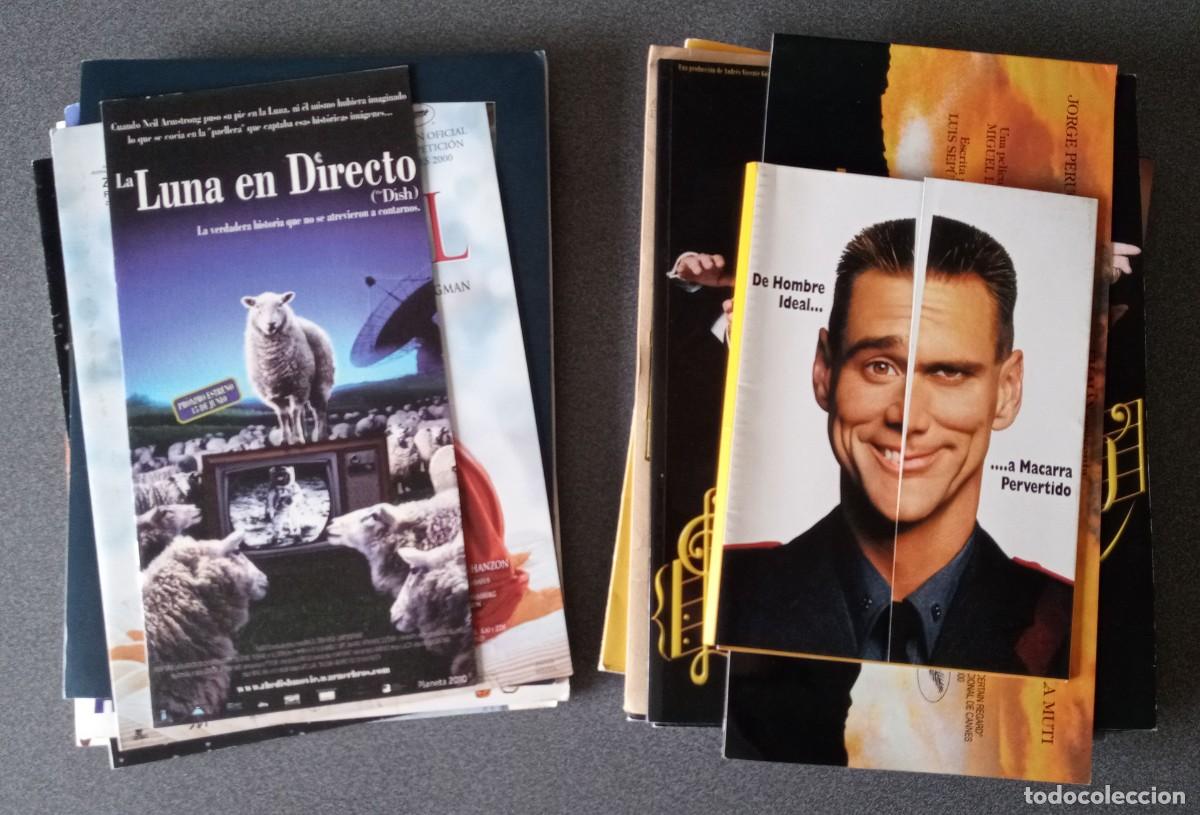 Cine: Lote dossiers fichas t&eacute;cnicas peliculas internacionales