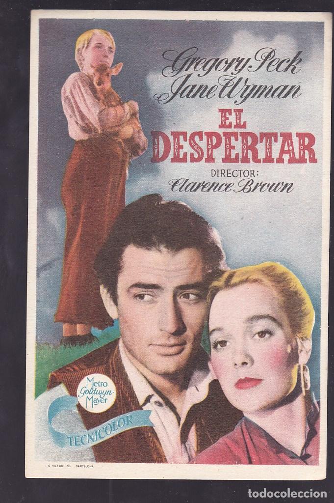 Cine: F16-24-Folleto de Mano. EL DESPERTAS Gregory Peck