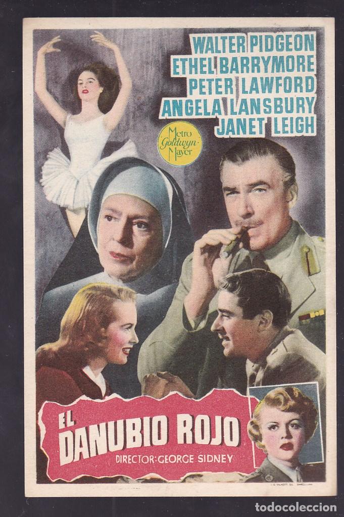 Cine: F16-35-Folleto de Mano. EL DANUBIO ROJO. Walter Pidgeon