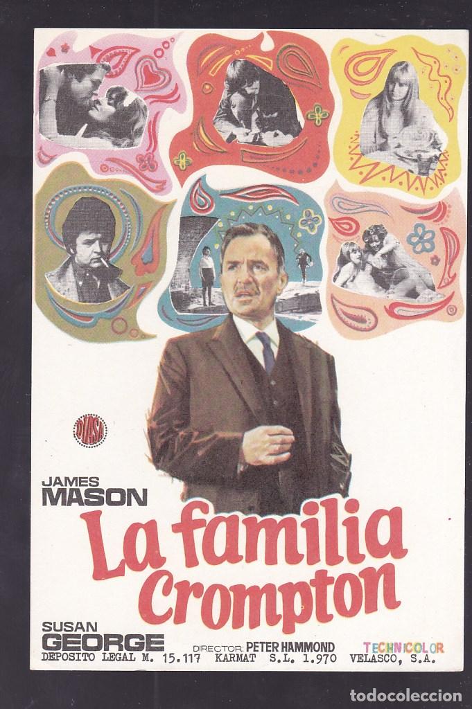 Cine: F16-39-Folleto de Mano. LA FAMILIA CROMPTON James Mason