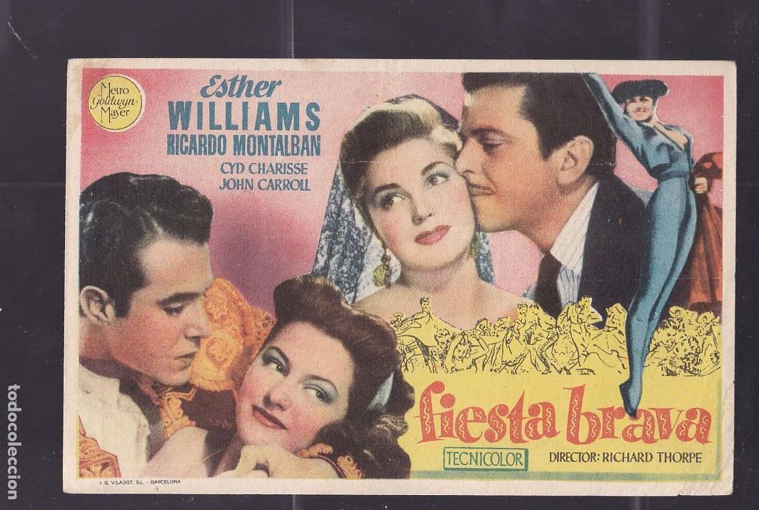 Cine: F16-45-Folleto de Mano. FIESTA BRAVA Esther Williams