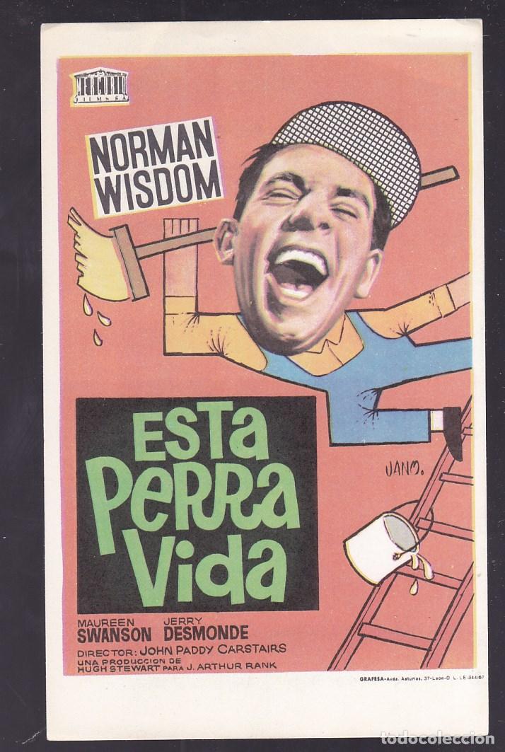 Cine: F16-47-Folleto de Mano. ESTA PERRA VIDA . Norman Wisdom