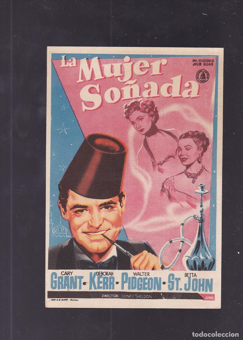 Cine: F16-48-Folleto de Mano. LA MUJER SO&Ntilde;ADA Cary Grant , Deborah Kerr