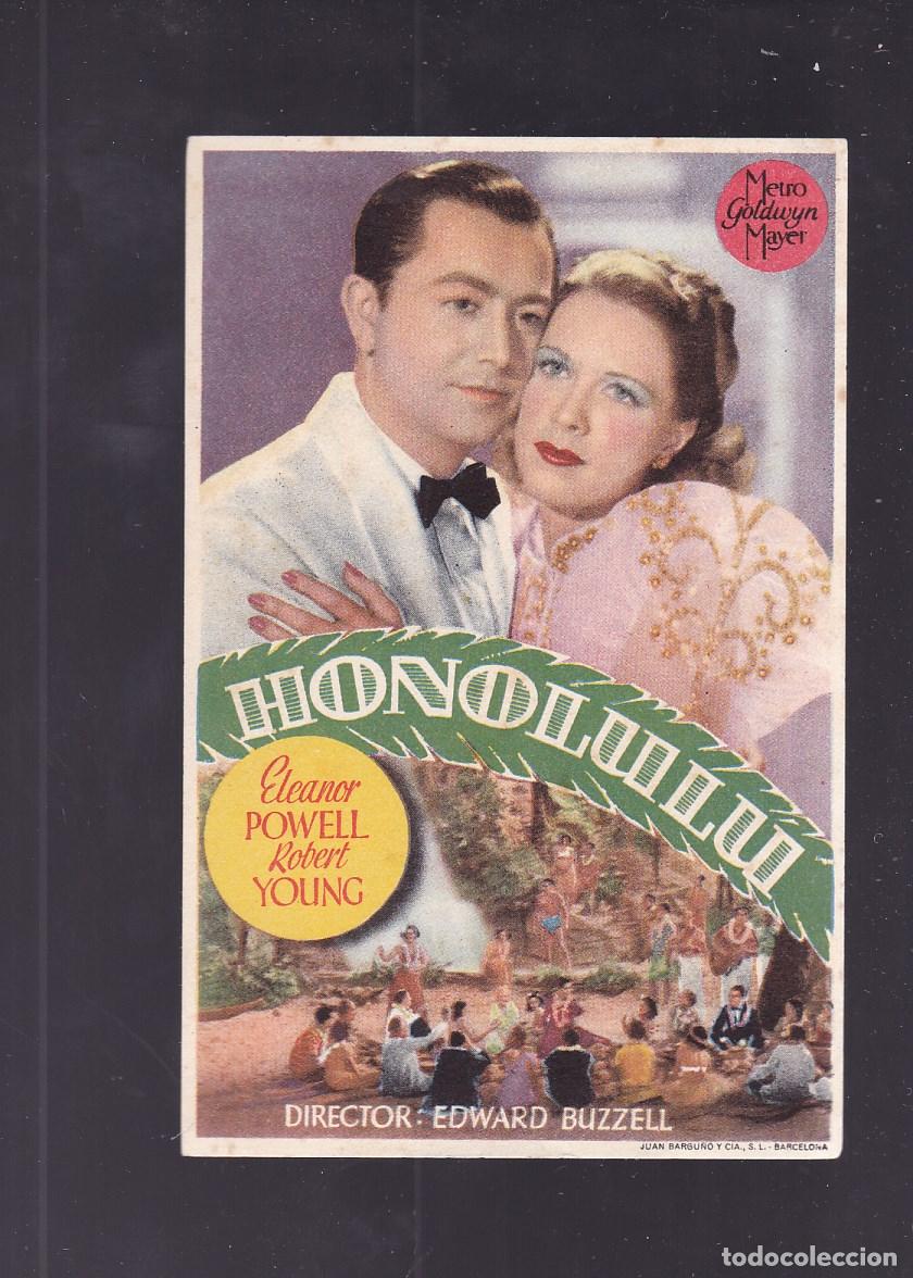 Cine: F16-50-Folleto de Mano. HONOLULU Eleanor Powell. Robert Young