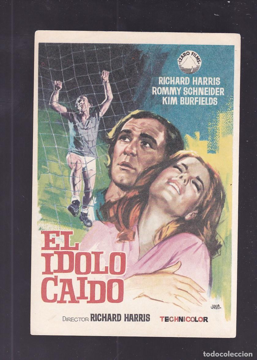 Cine: F16-55-Folleto de Mano. EL IDOLO CAIDO. Richard Harris. Rommy Schneider