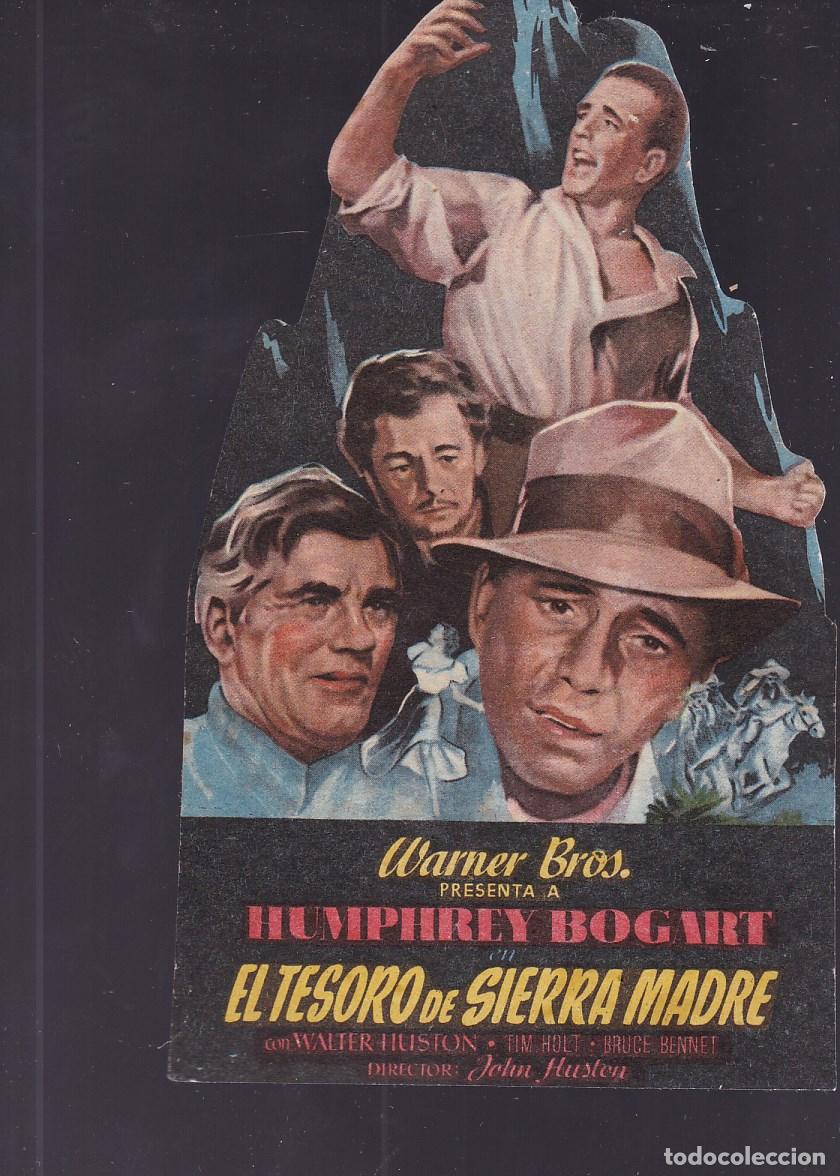 Cine: F16-65-Folleto de Mano.EL TESORO DE SIERRA MADRE . Humphrey Bogart