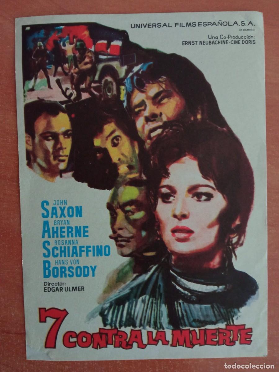 Cine: 7 CONTRA LA MUERTE, JOHN SAXON, ROSANNA SCHIAFFINO