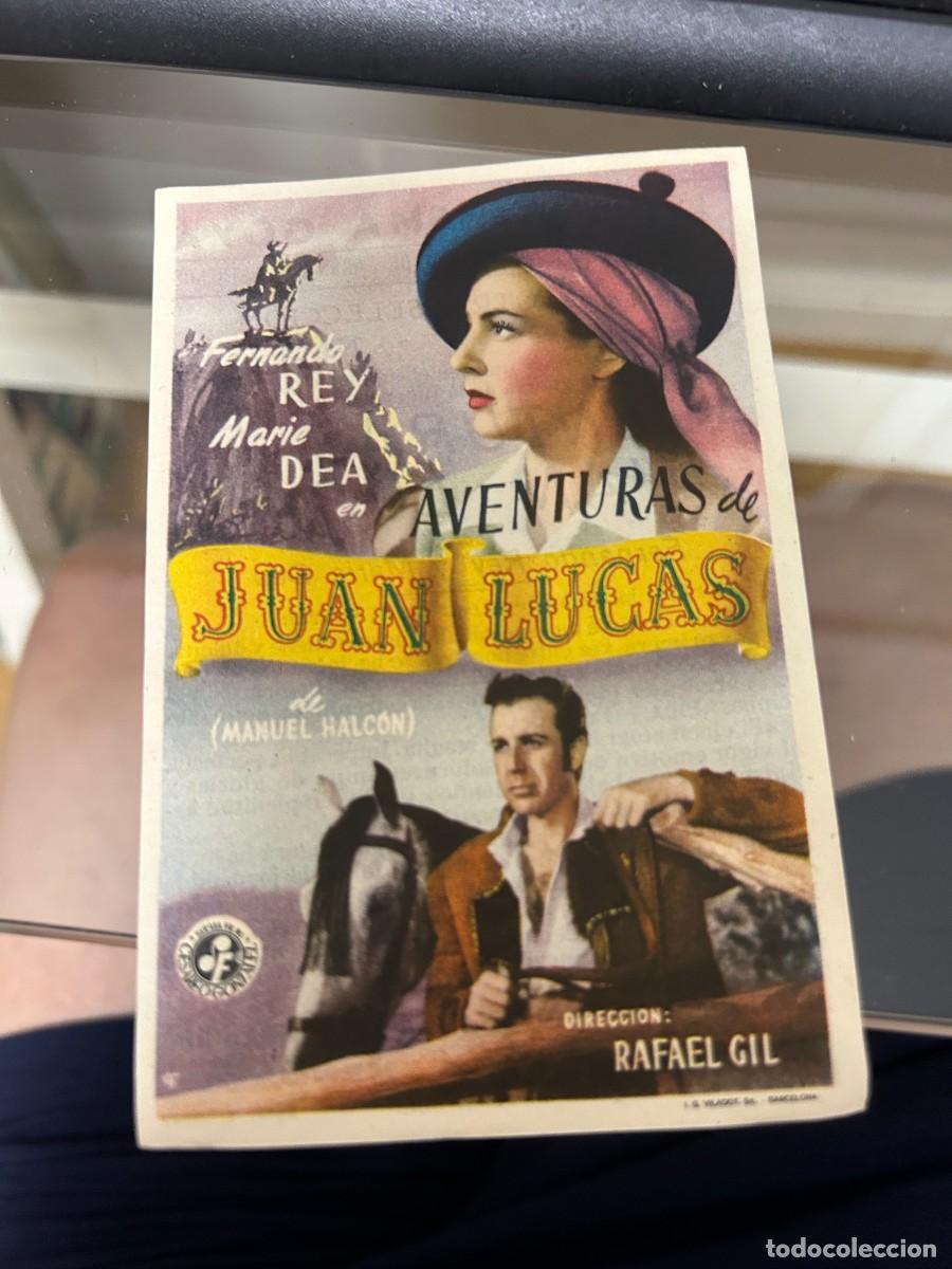 Cine: &ordm;158 aventuras de juan lucas cinema goya zaragoza con publicidad buen estado