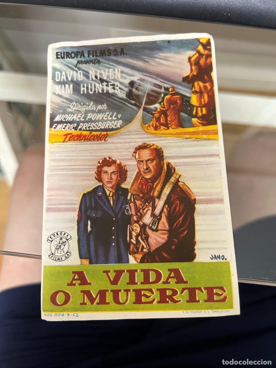 Cine: &ordm;161 a vida o muerte cinema roxy con sello como se ve buen estado