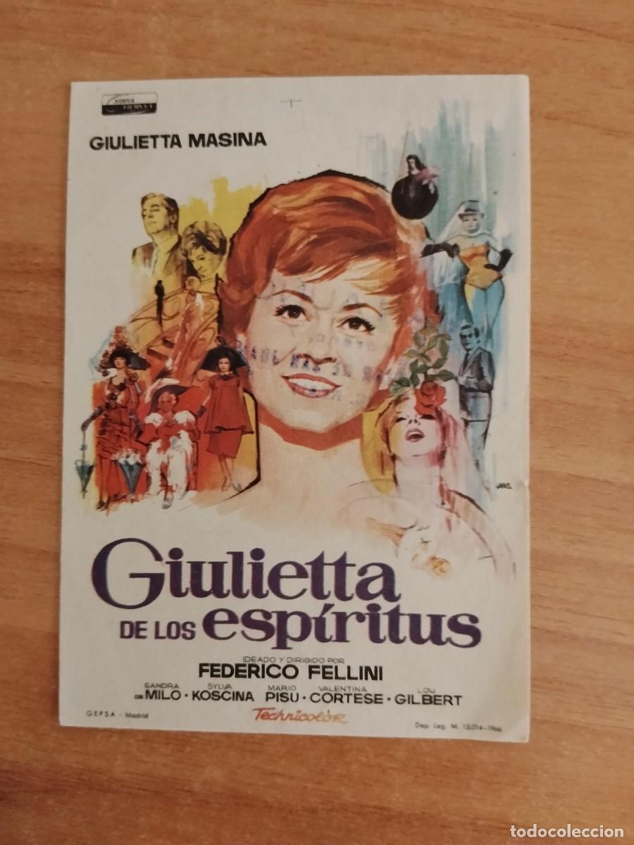 Cine: ROSA-PROGRAMA DE CINE --GIULIETTA DE LOS ESPIRITUS - Foto 1