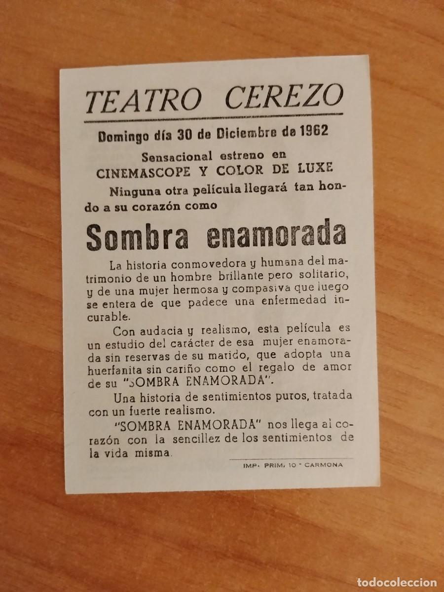 Cine: ROSA-PROGRAMA DE CINE --SOMBRA ENAMORADA ct - Foto 2